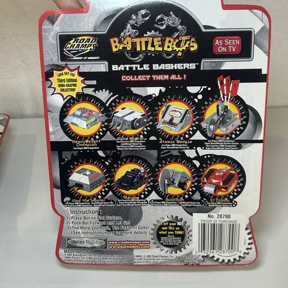 Battle Bots Bashers Road Champs Atomic Wedgie Heavyweight ChampionJakks Pacific - Picture 5 of 5